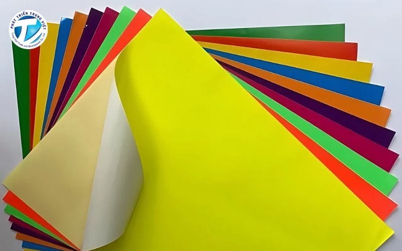 Giấy decal màu